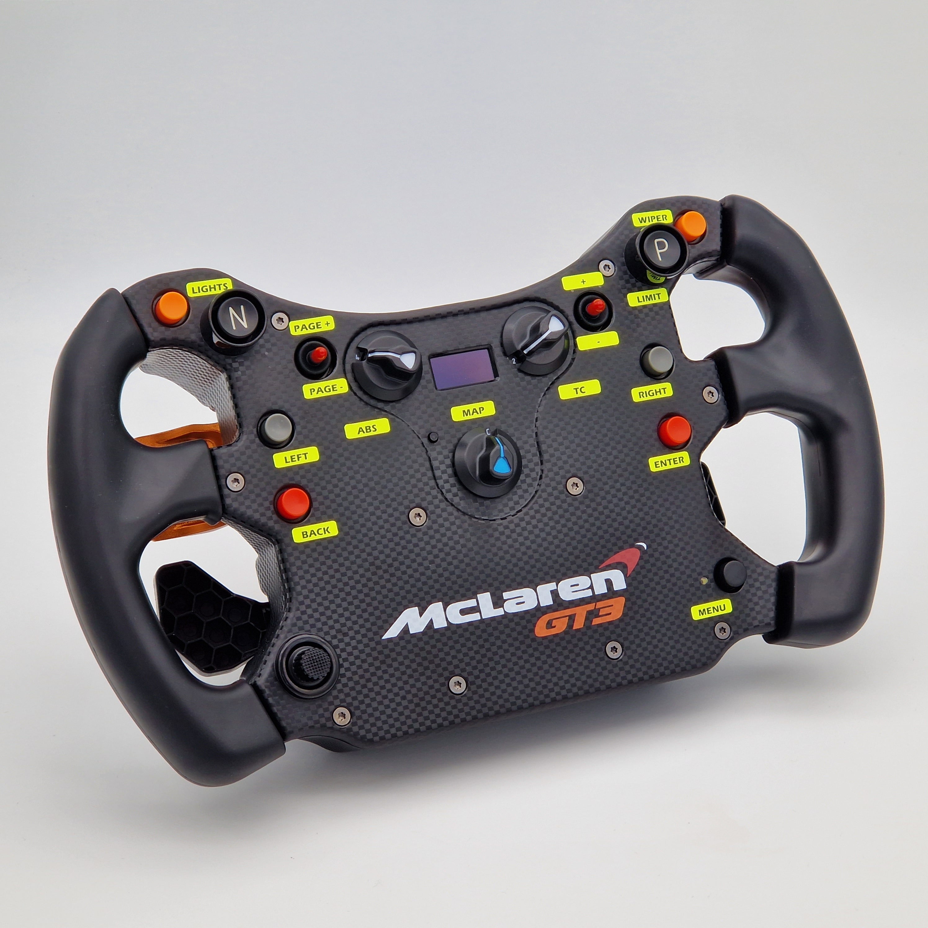 Simracing Sticker Sheet - Neon Gelb