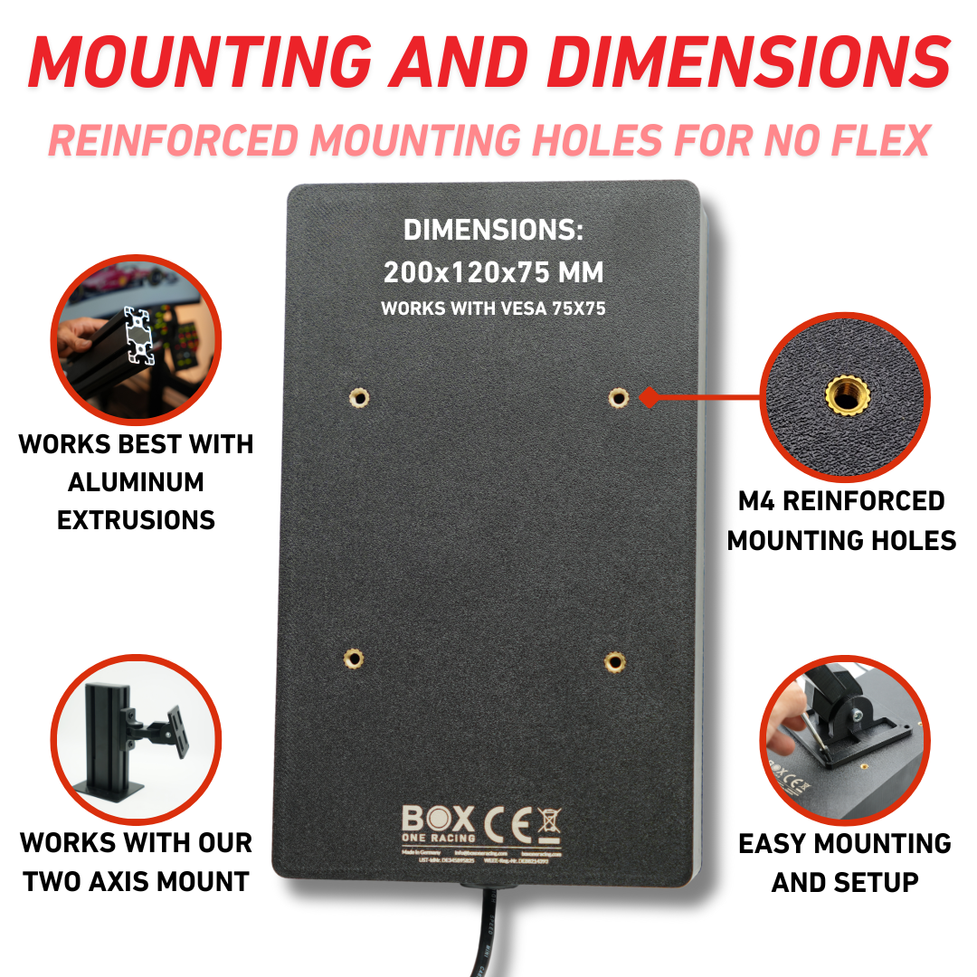PS5 GTM-M1 Simracing Button Box