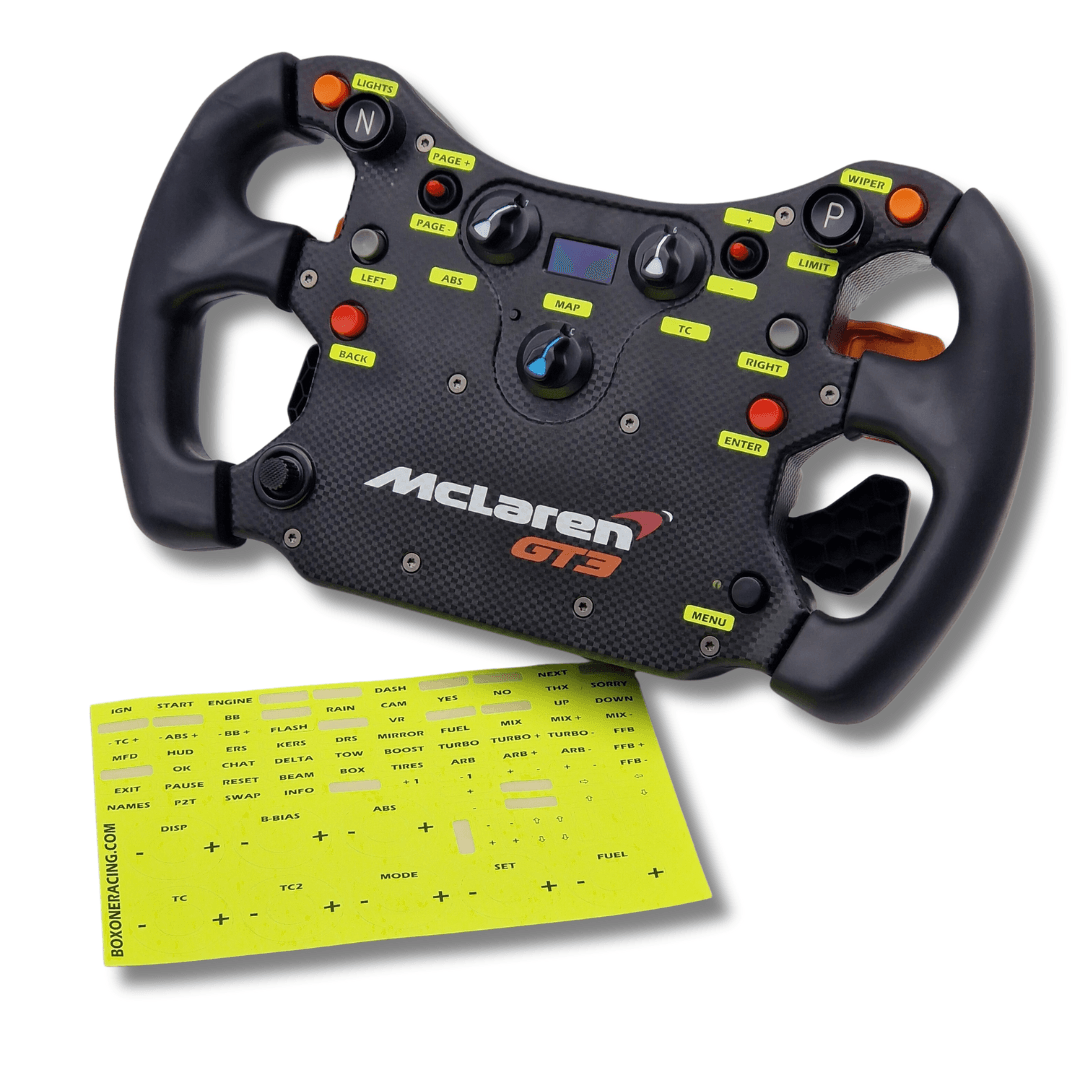 Simracing Sticker Sheet