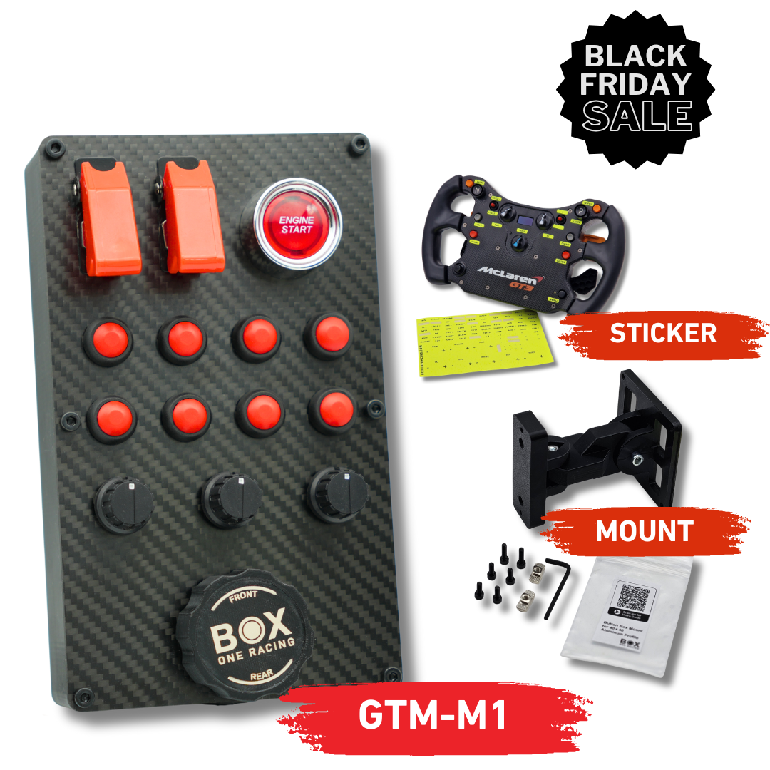 GTM-M1 - Simracing Button Box - BW