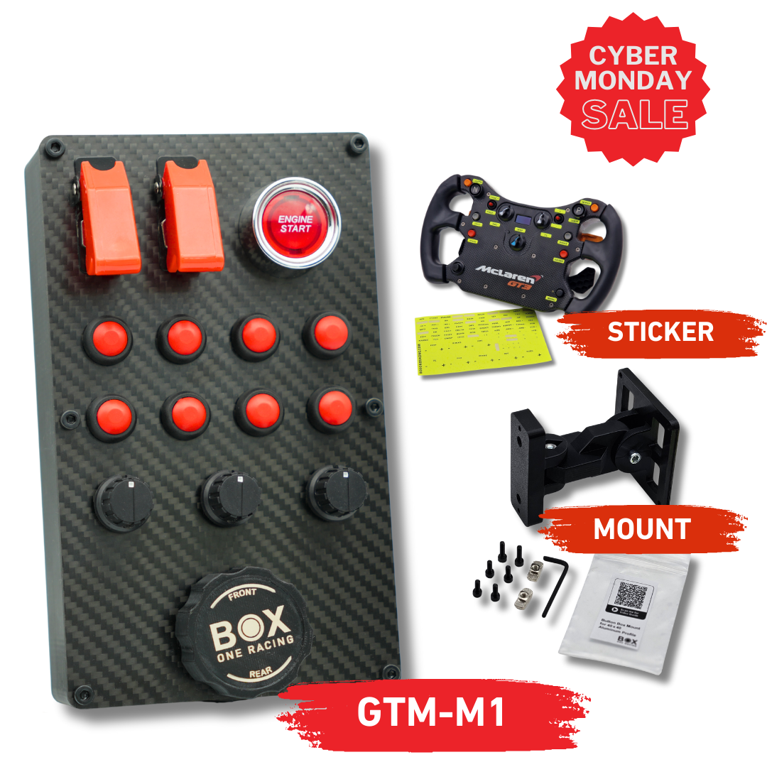 GTM-M1 - Simracing Button Box - BW