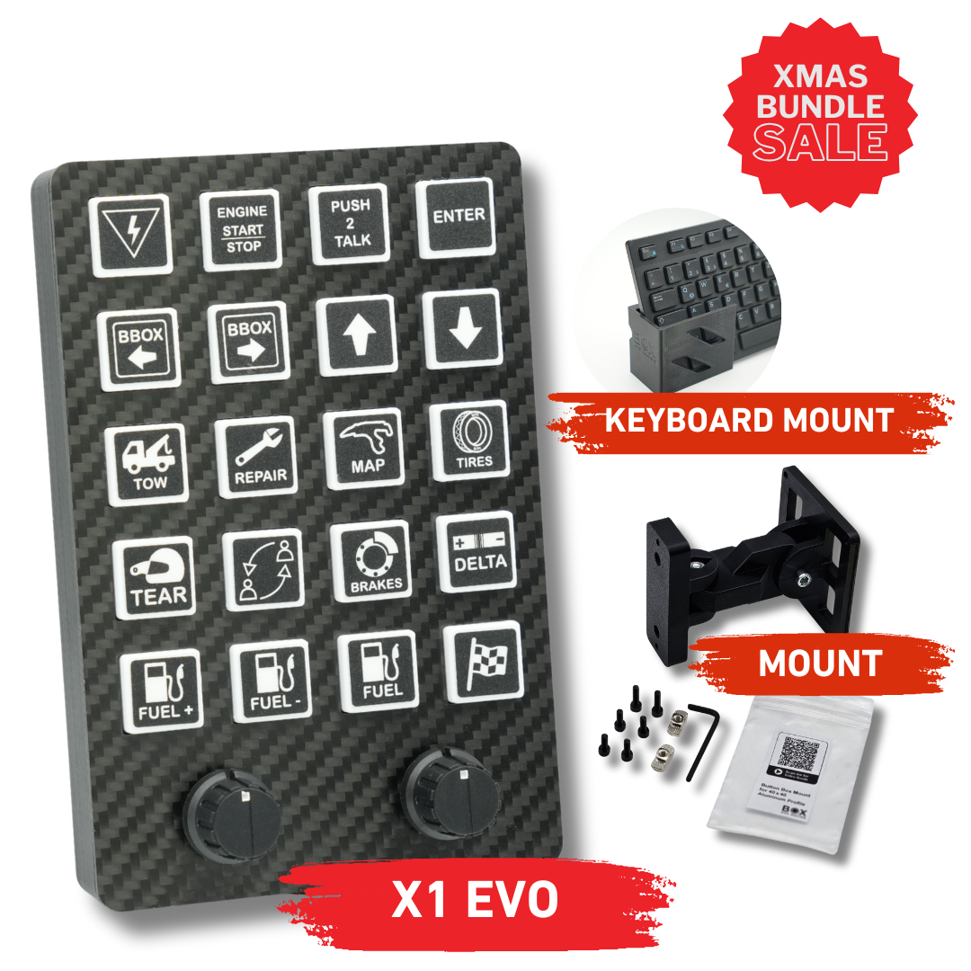 X1 EVO Simracing Button Box Bundle