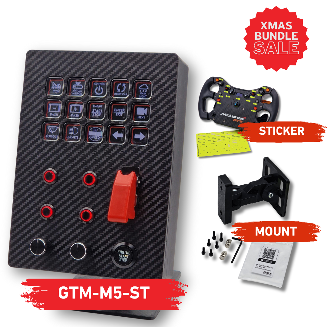 GT Masters-M5-ST - Simracing Button Box Bundle
