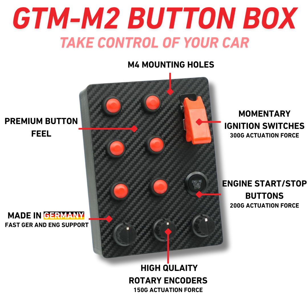 GT Masters-M2 | Simracing Button Box