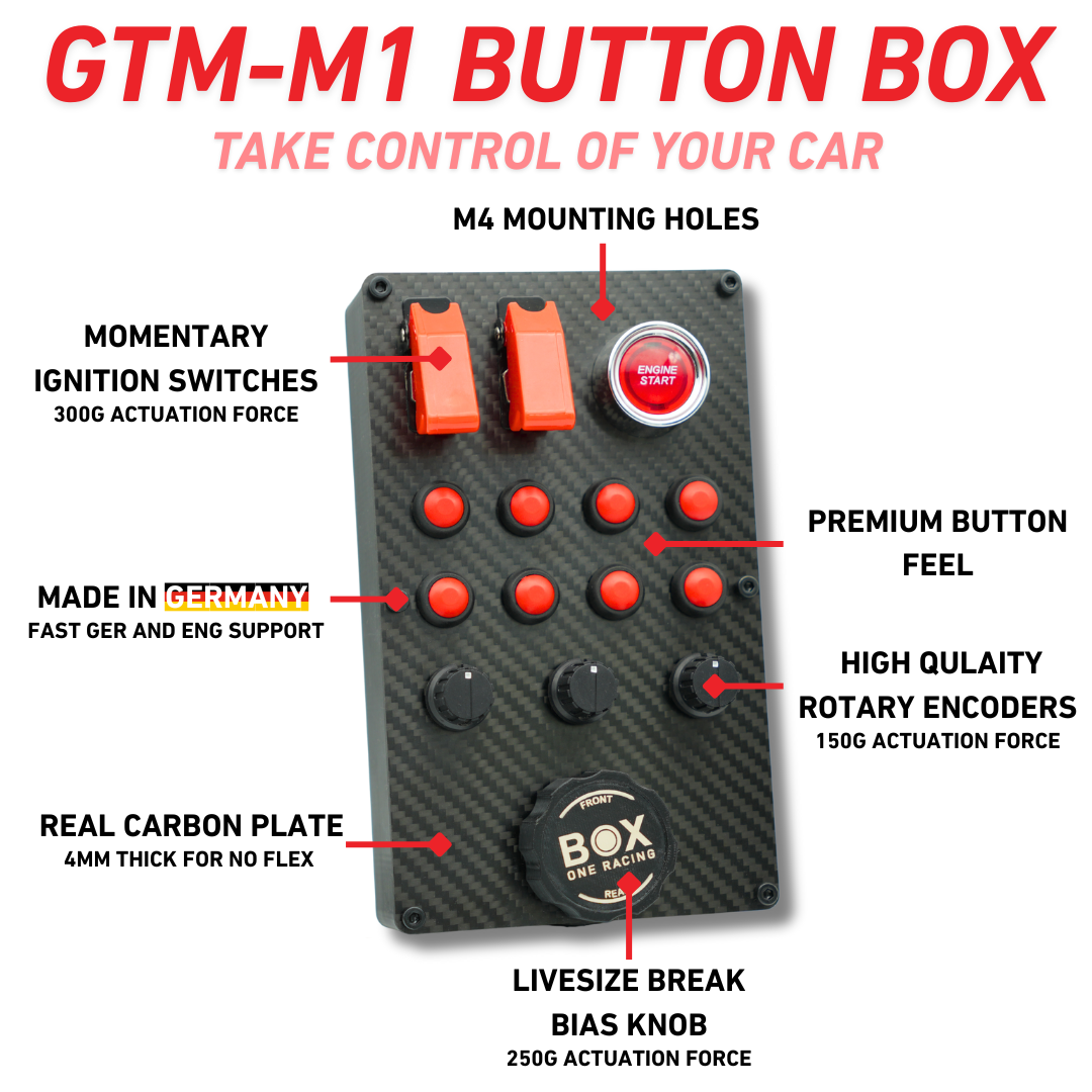 GTM-M1 Simracing Button Box