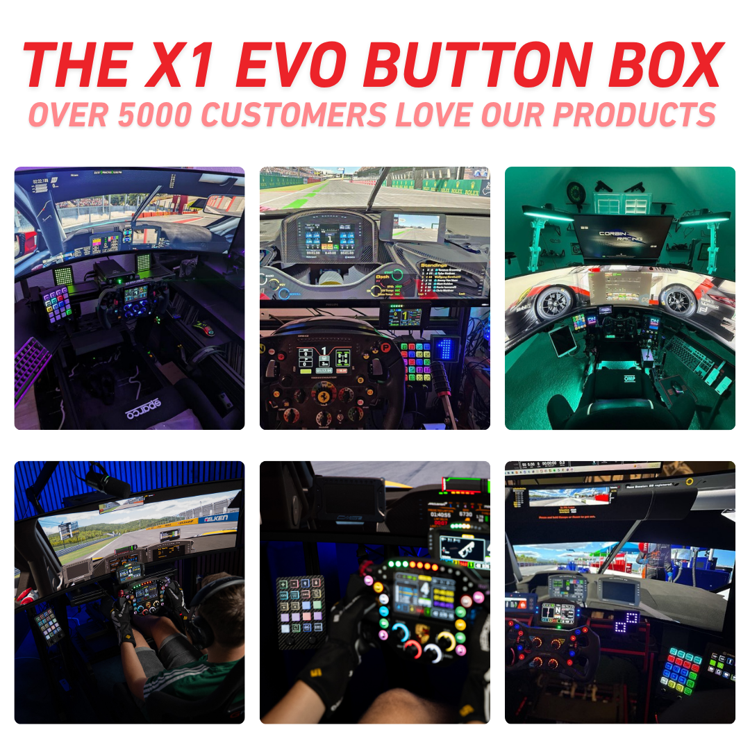 X1 EVO Simracing Button Box