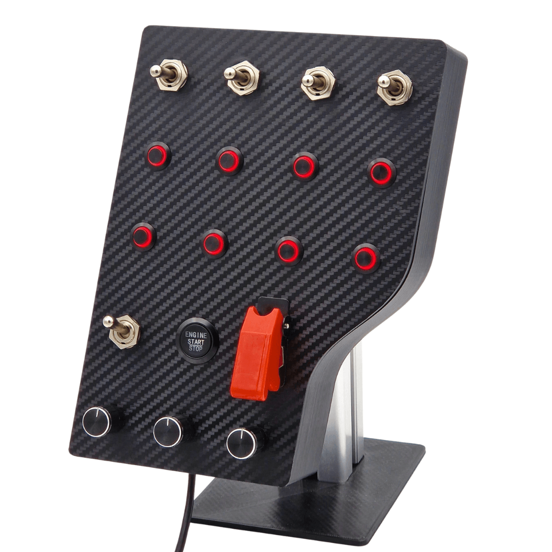 BoxOneRacing Simracing Boîte à boutons LED 12 entrées Engine Start BoxOneRacing Simracing Boîte à boutons LED 12 entrées Engine Start