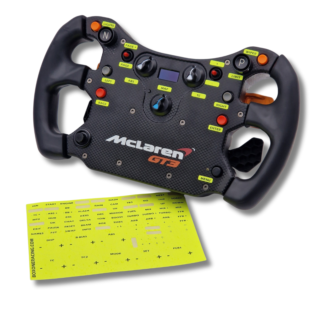 Simracing Sticker Sheet - Free with every Bundle Order