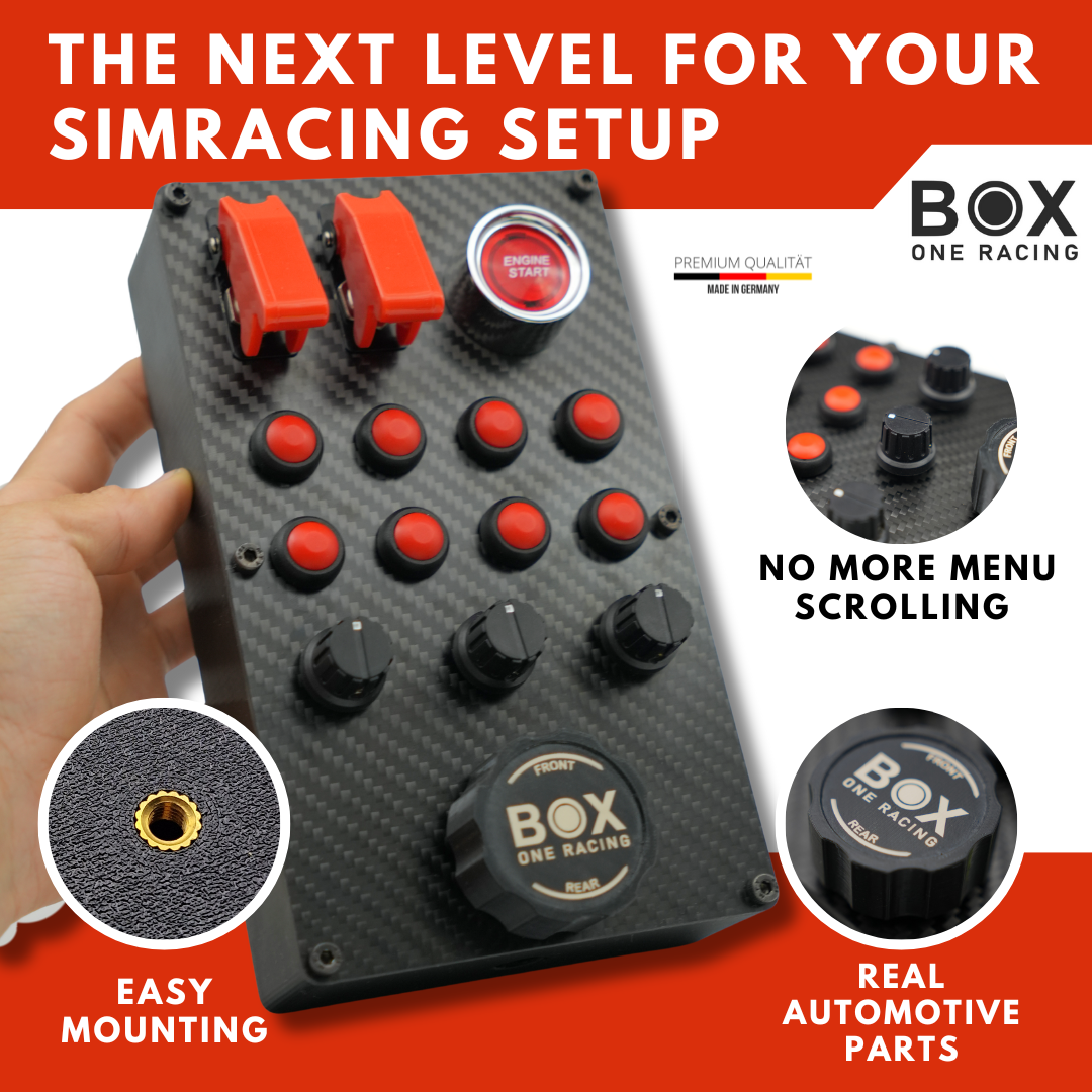 GTM M1 Button Box | Bind all the Buttons in your racing Game