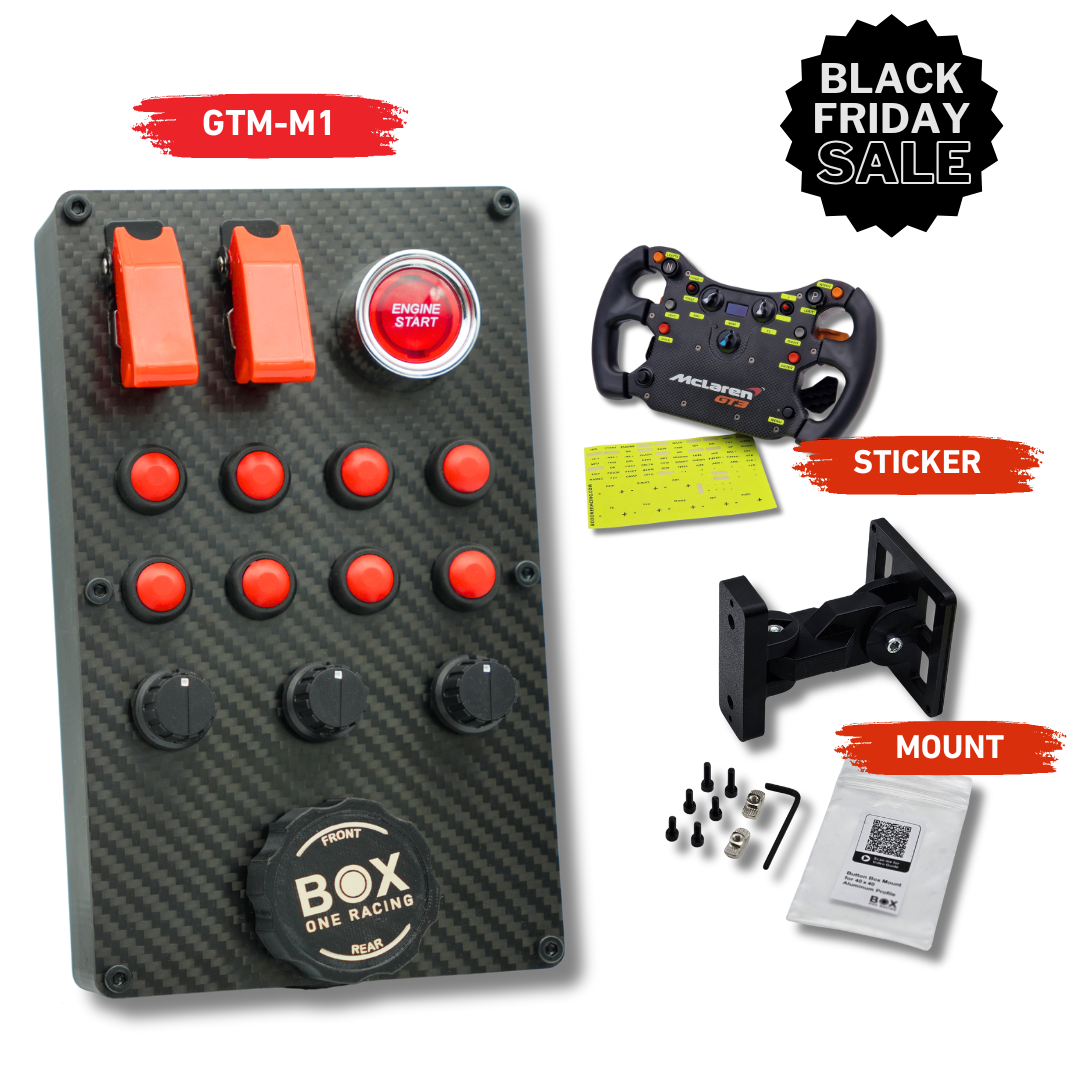 GTM-M1 Bundle - Simracing Button Box