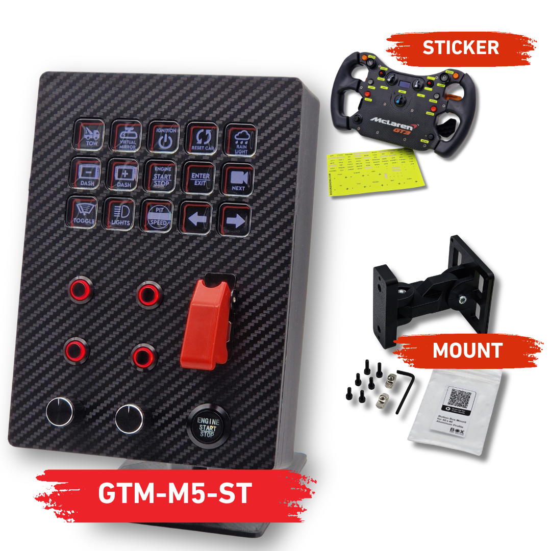 GT Masters-M5-ST - Simracing Button Box Bundle