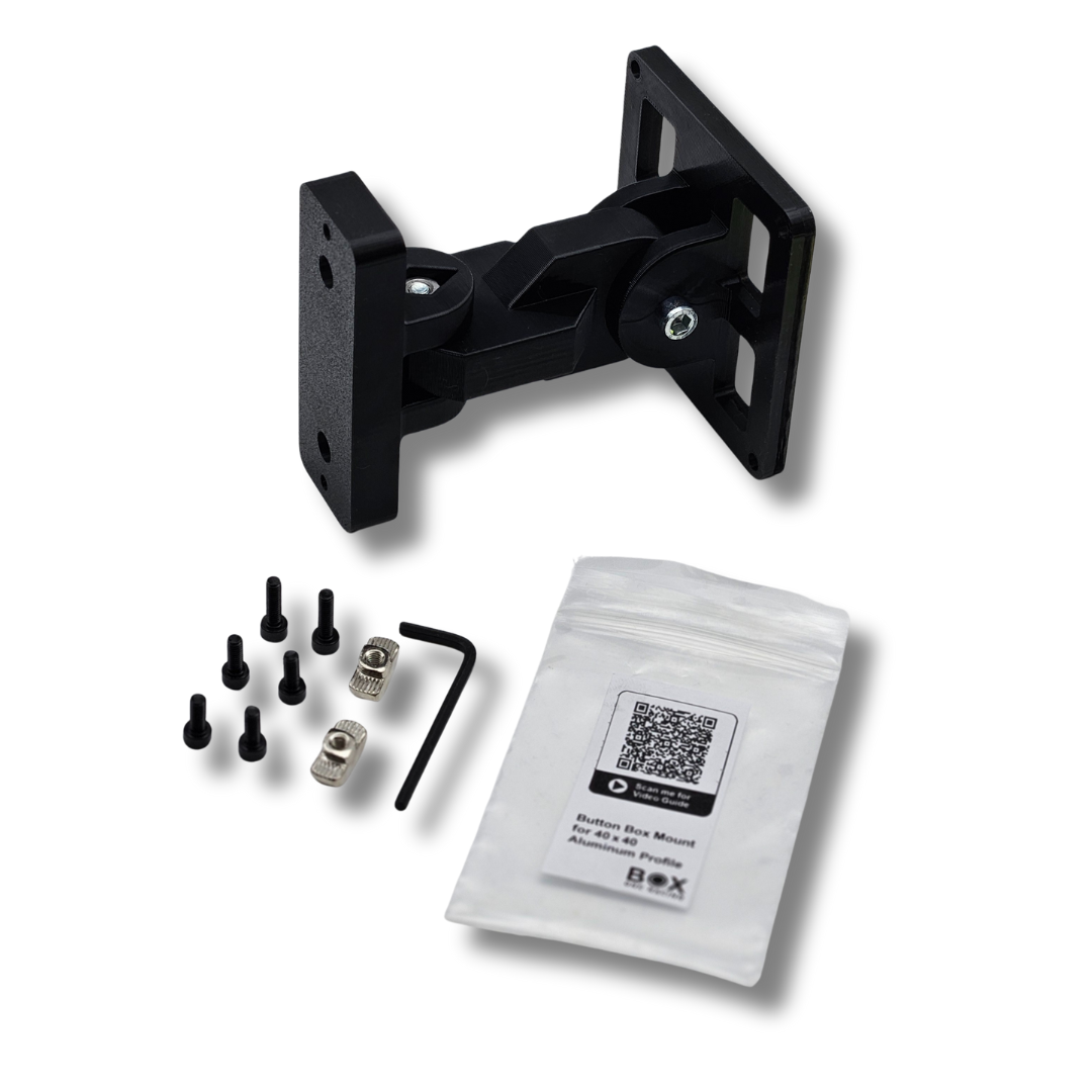 Universal 40x40 Aluminium Profil Halterung für BoxOneRacing Button Boxes V2